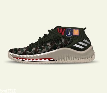 bape與adidas dame 4聯名有哪幾款_多少錢？