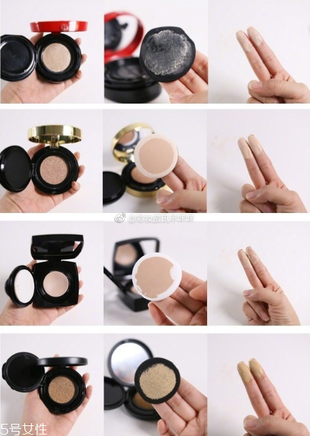 阿瑪尼 香奈兒 nars ysl哪個品牌氣墊粉底好？