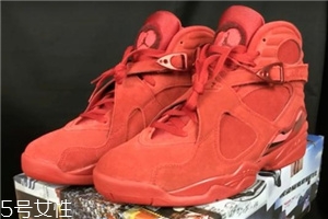 air jordan 8 valentines day情人節限定款發售時間_實物細節