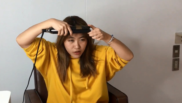 女生中長發丸子頭扎法圖解 2分鐘扎法