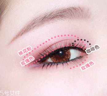 桃花妝用什么眼影好？3重色彩打造迷人眼妝