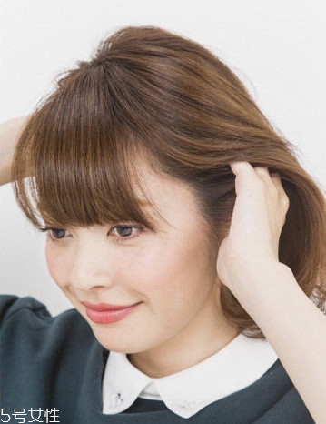 齊肩發怎么扎好看 女生扎發發型大全