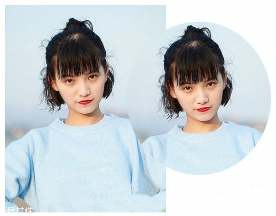 齊肩發怎么扎好看 女生扎發發型大全