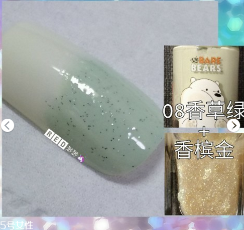 名創優品指甲油漸變指甲教程 名創優品薔薇時光指甲油試色