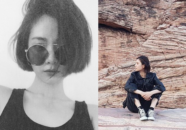 韓國短發女星圖片 韓國女明星短發發型圖片