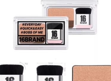 sixteen眼影怎么樣？sixteen 16brand眼影評測