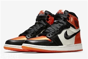 air jordan 1綢緞黑扣碎什么時候發售？