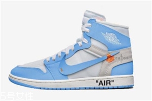 off white聯名air jordan 1北卡藍配色發售時間_多少錢？
