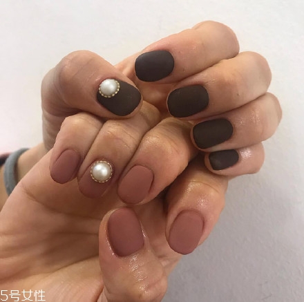 有質感磨砂美甲2018最新款圖片 磨砂美甲圖片2018款式