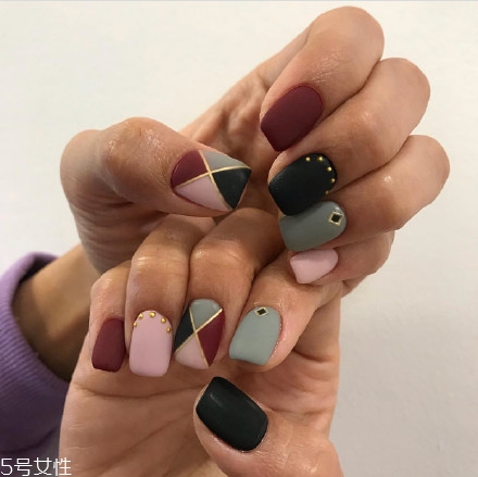 有質感磨砂美甲2018最新款圖片 磨砂美甲圖片2018款式