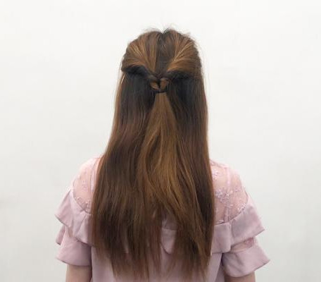 優雅公主風發髻怎么盤