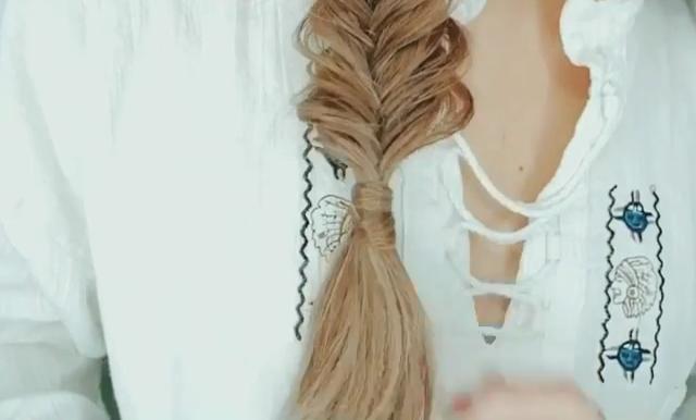 編發時發圈怎么用可以隱藏起來