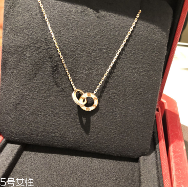 卡地亞雙環項鏈多少錢 環環相扣的浪漫