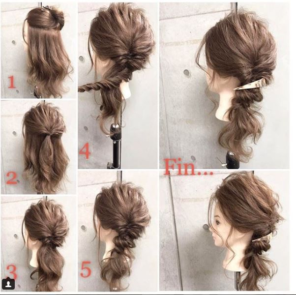 10種簡單清爽的發型女教程