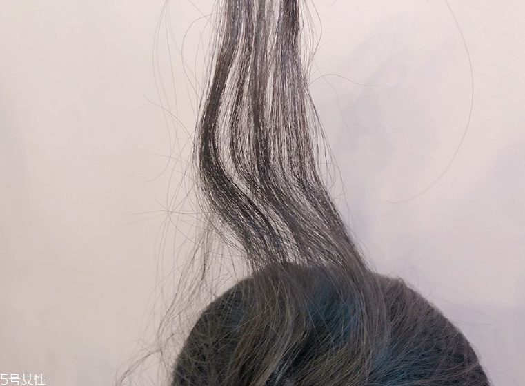 發量少怎么扎馬尾圖解 2招拯救微禿女孩