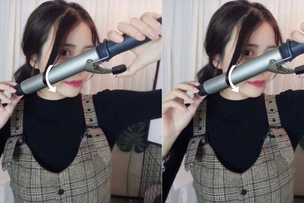 八字劉海怎么燙 用卷發棒打造超美小臉劉海