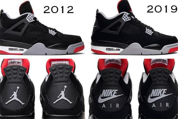 2019aj4黑紅復刻區別 與og版對比