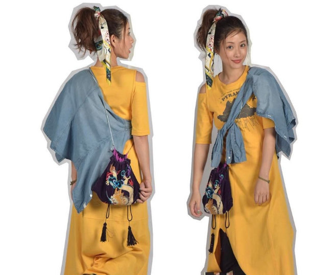 石原里美絲巾搭配 石原里美發帶