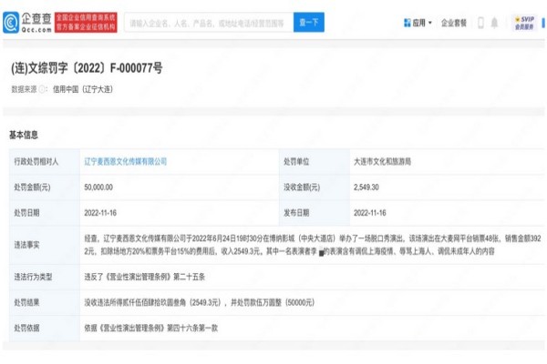 脫口秀演員因調侃未成年人被罰 脫口秀是什么表演形式